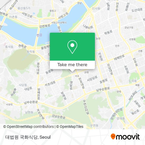 대법원 국화식당 map