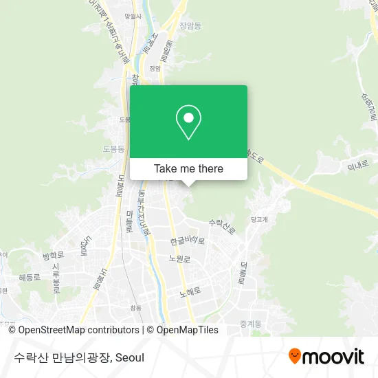 수락산 만남의광장 map