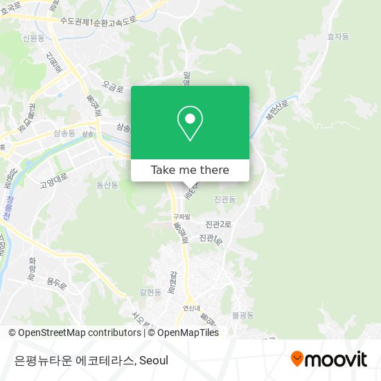 은평뉴타운 에코테라스 map