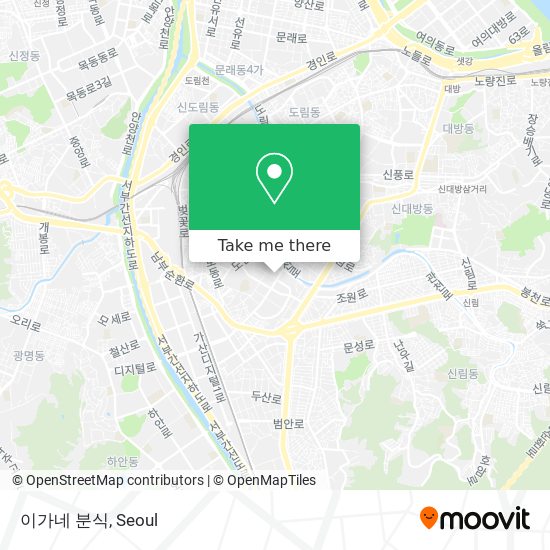 이가네 분식 map