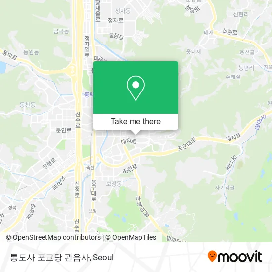 통도사 포교당 관음사 map