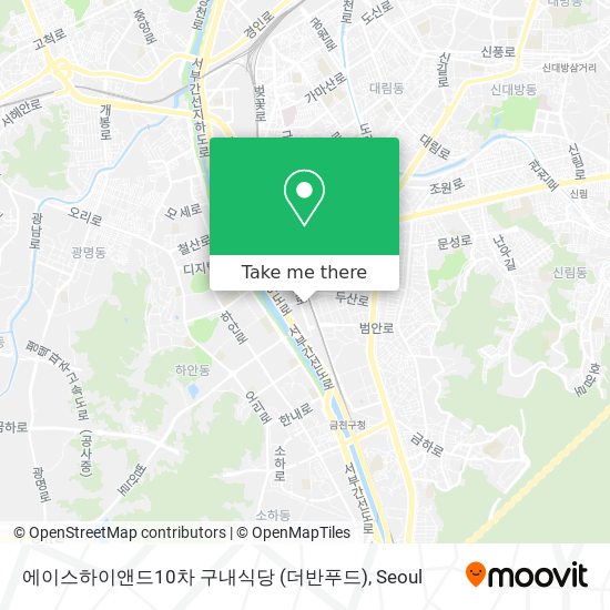 에이스하이앤드10차 구내식당 (더반푸드) map