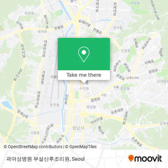 곽여성병원 부설산후조리원 map