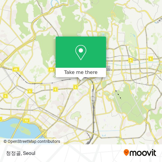 청정골 map