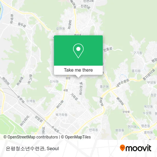 은평청소년수련관 map