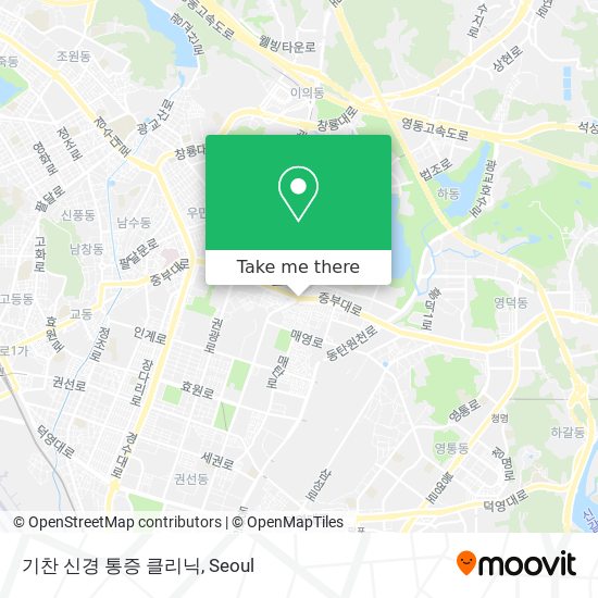 기찬 신경 통증 클리닉 map