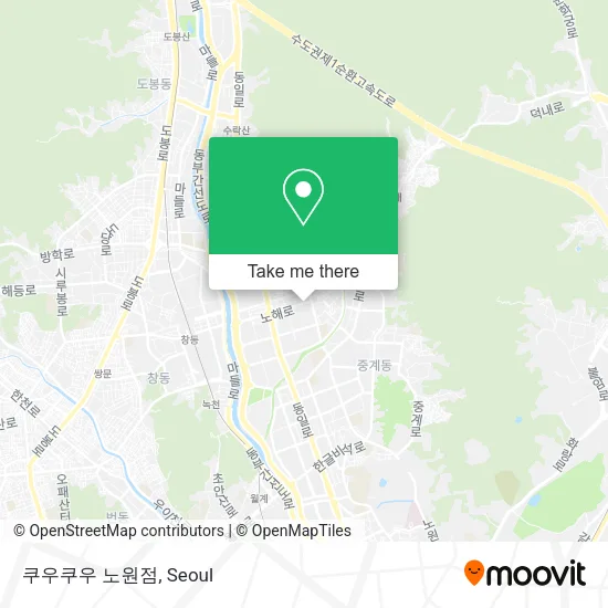 쿠우쿠우 노원점 map