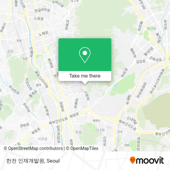 한전 인재개발원 map
