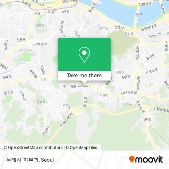 우태하 피부과 map