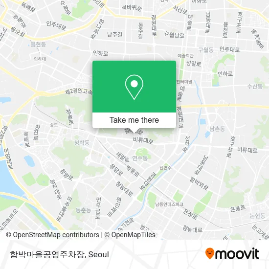 함박마을공영주차장 map