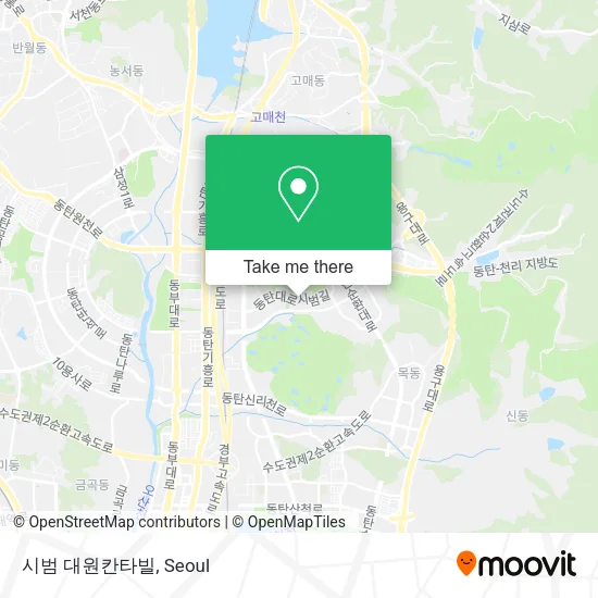 시범 대원칸타빌 map