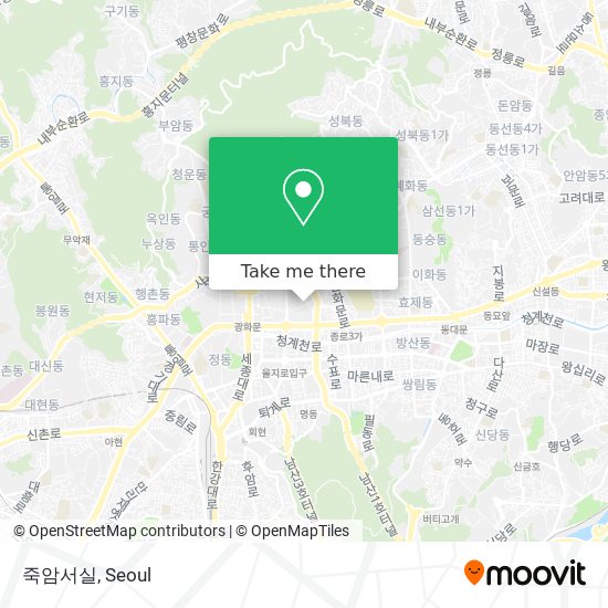 죽암서실 map