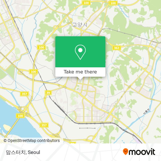 맘스터치 map