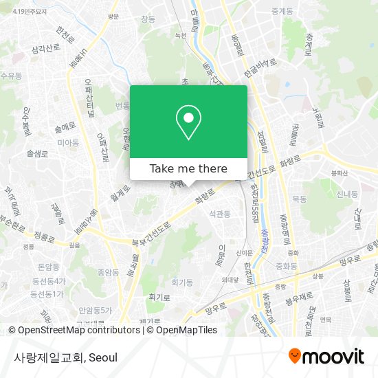 사랑제일교회 map