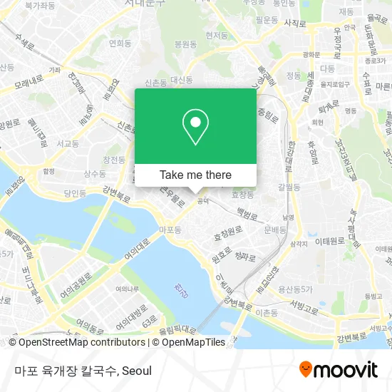 마포 육개장 칼국수 map