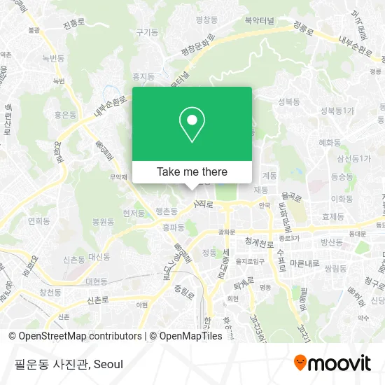 필운동 사진관 map