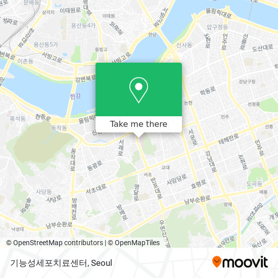 기능성세포치료센터 map