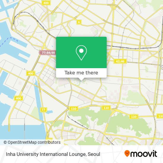 Inha University International Lounge map