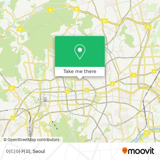How to get to 이디아커피 in 종로구, 서울시 by Bus or Subway | Moovit