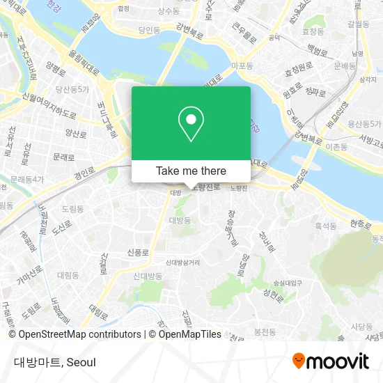 대방마트 map