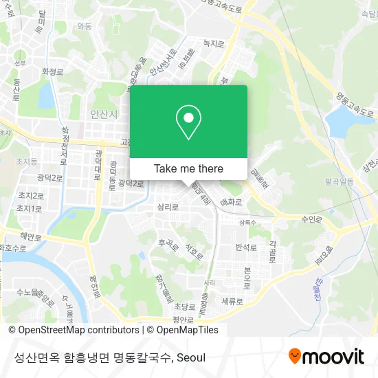 성산면옥 함흥냉면 명동칼국수 map