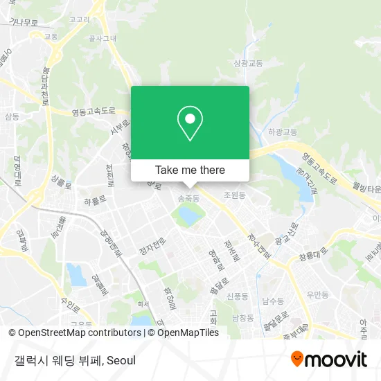 갤럭시 웨딩 뷔페 map