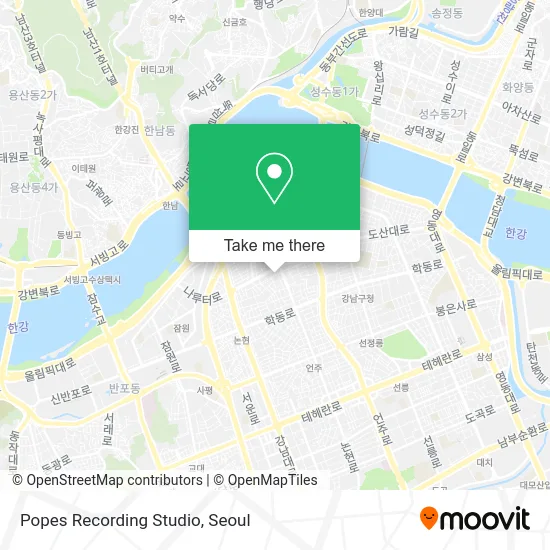 Popes Recording Studio map