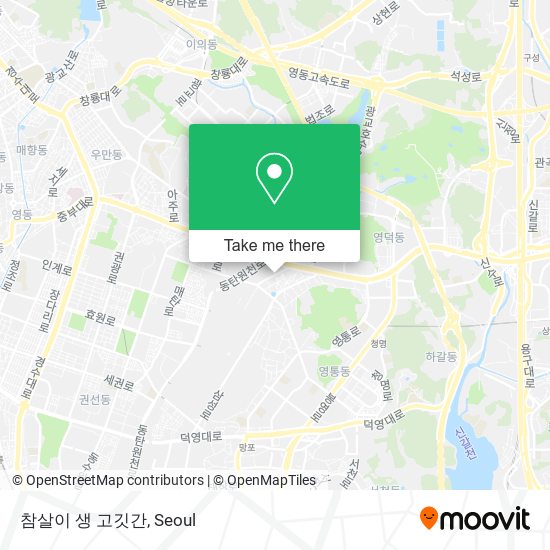 참살이 생 고깃간 map