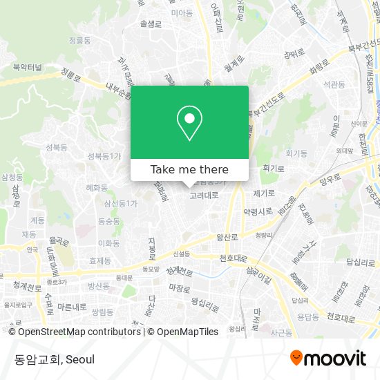 동암교회 map