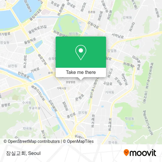 잠실교회 map