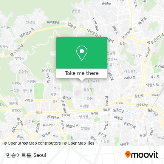 민송아트홀 map