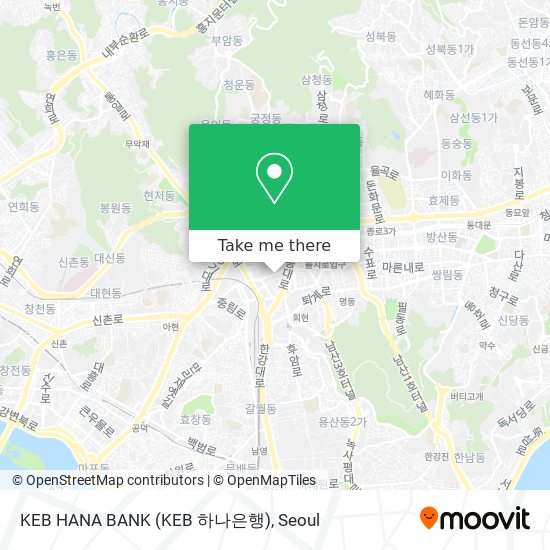 KEB HANA BANK (KEB 하나은행) map