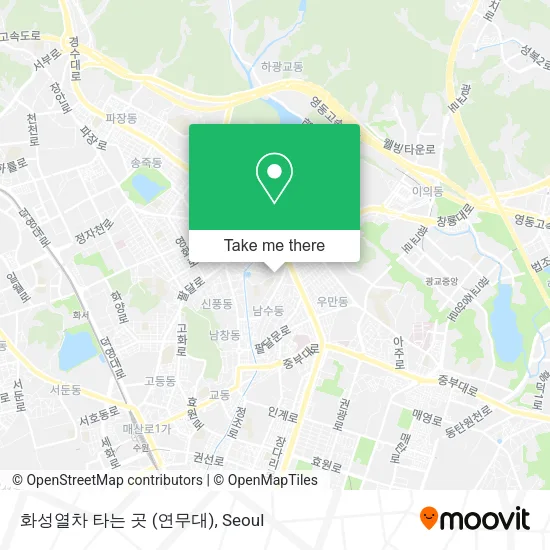 화성열차 타는 곳 (연무대) map
