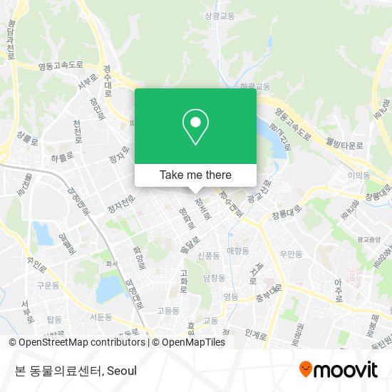 본 동물의료센터 map