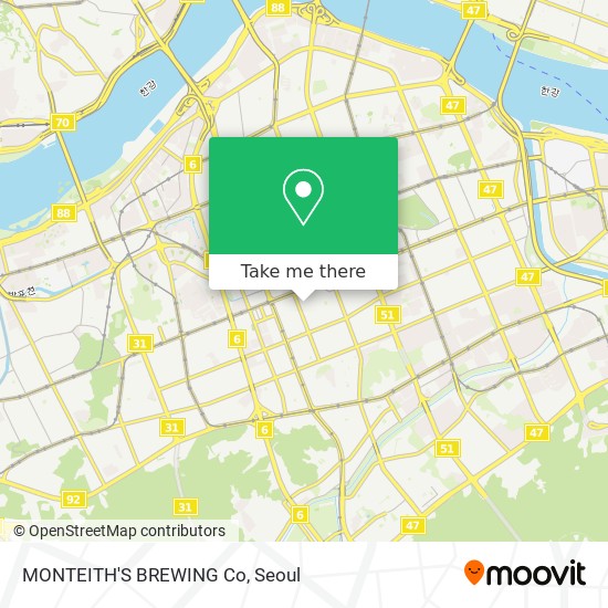 MONTEITH'S BREWING Co map