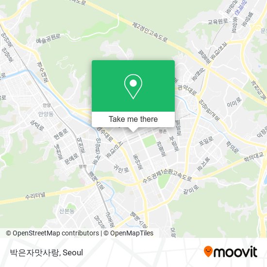 박은자맛사랑 map