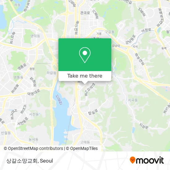 상갈소망교회 map