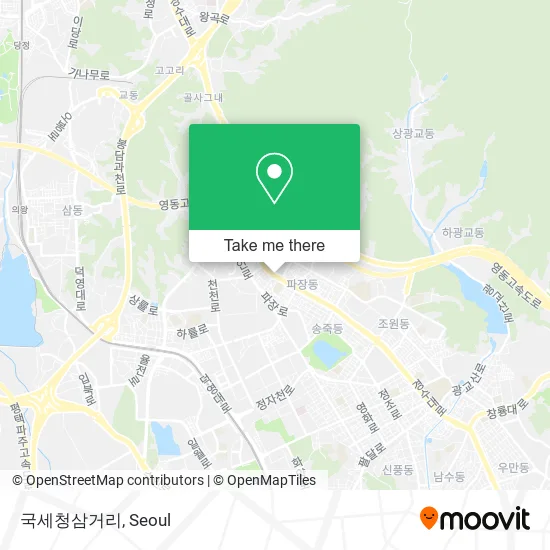 국세청삼거리 map