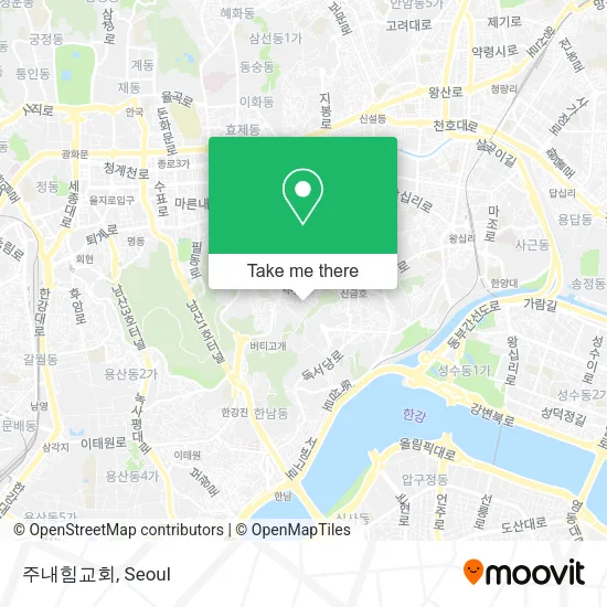 주내힘교회 map