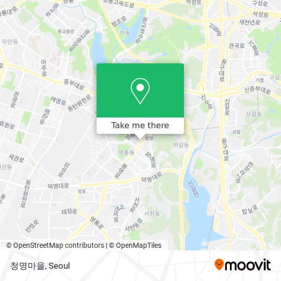 청명마을 map