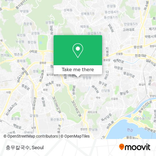 충무칼국수 map