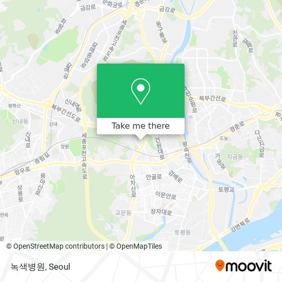 녹색병원 map