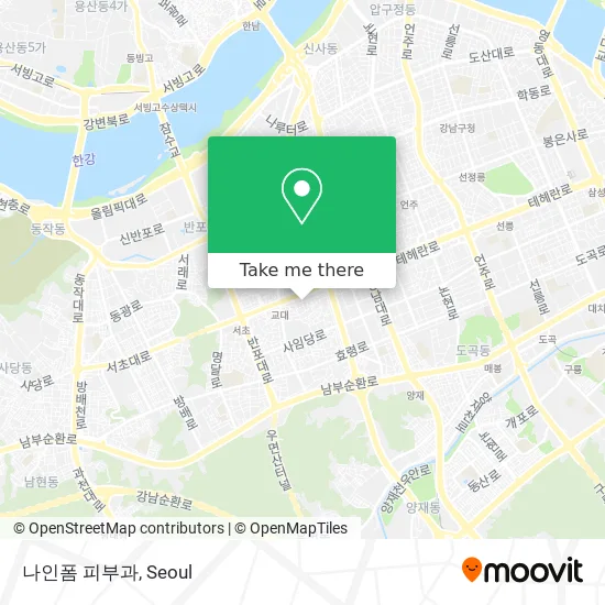 나인폼 피부과 map