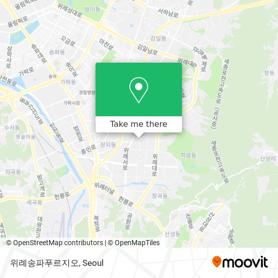 위례송파푸르지오 map