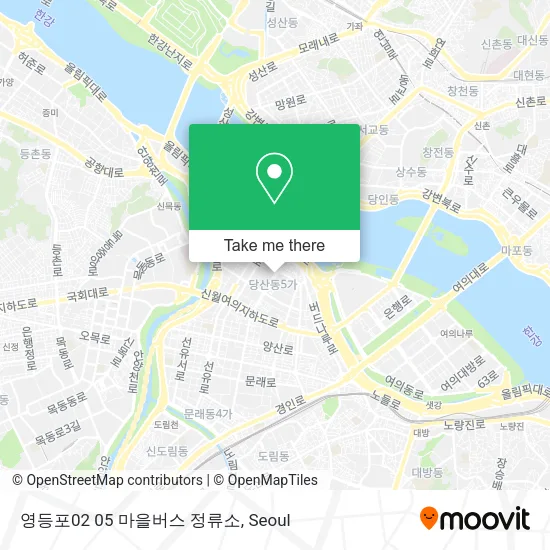 영등포02 05 마을버스 정류소 map