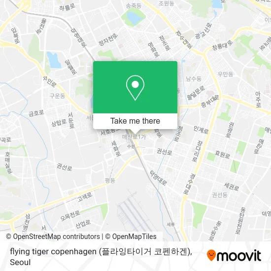 flying tiger copenhagen (플라잉타이거 코펜하겐) map