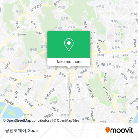 웅진코웨이 map
