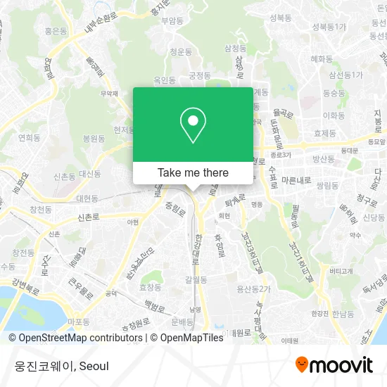 웅진코웨이 map