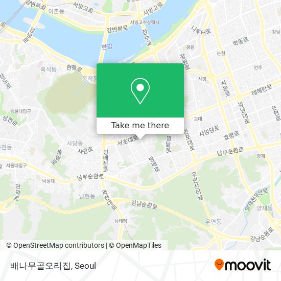 배나무골오리집 map