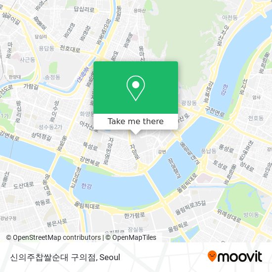 신의주찹쌀순대 구의점 map